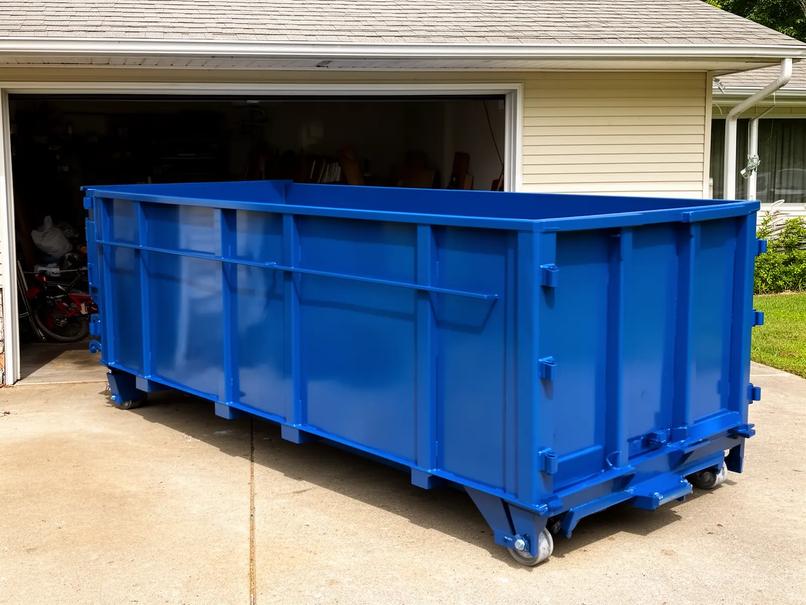 Roll-off dumpster from Blue Island Dumpsters in Rochester, MN